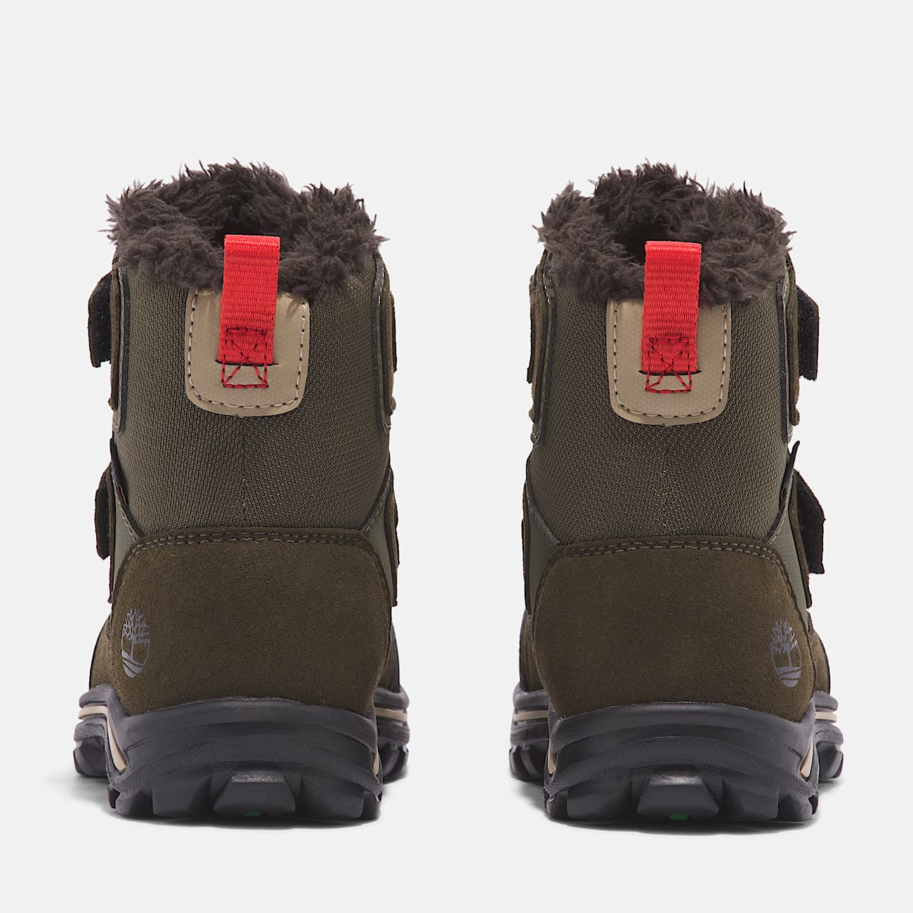 Chillberg Mid Hook Loop Snow Boot with Gore Tex Bootie for Toddler in Green