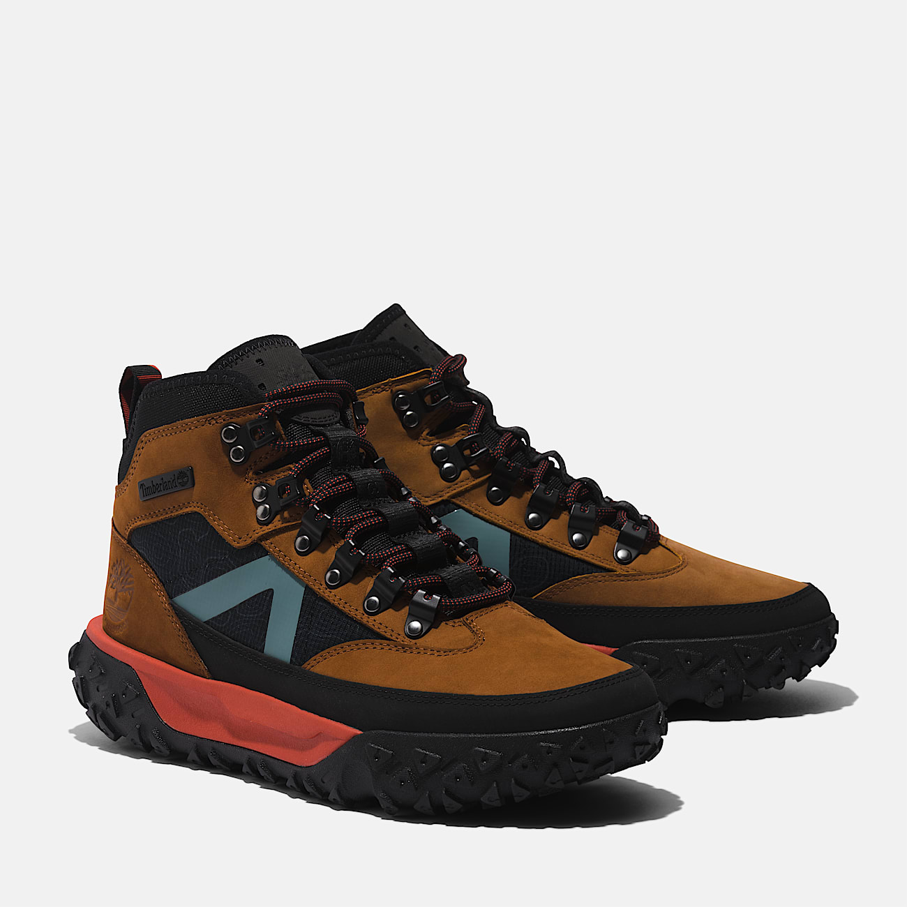GreenStride Motion 6 Mid Lace Up Waterproof Hiking Trainer for Men in Light Brown