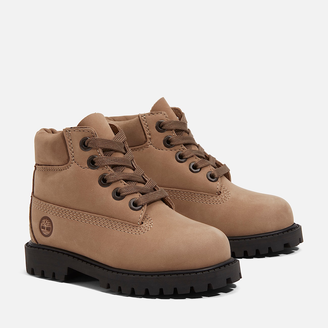 6 inch Boot impermeable a lacets Timberland Premium pour tout petit en beige