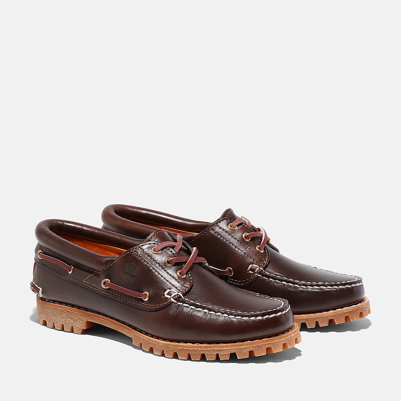 Chaussure bateau Noreen pour femme en marron