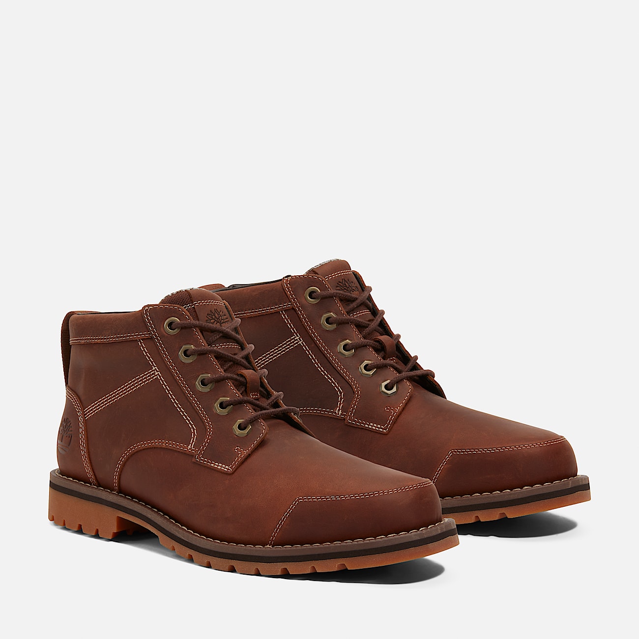Larchmont Mid Lace Up Chukka Boot for Men in Light Brown