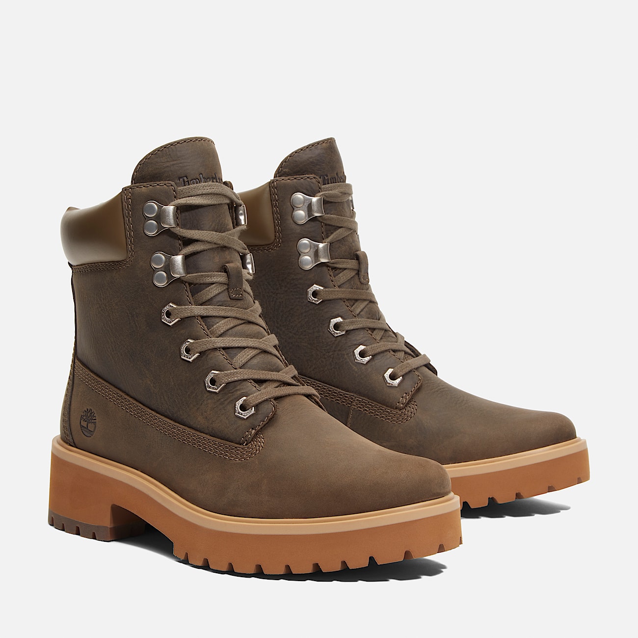 Carnaby Cool Mid Lace Up Boot for Women in Green