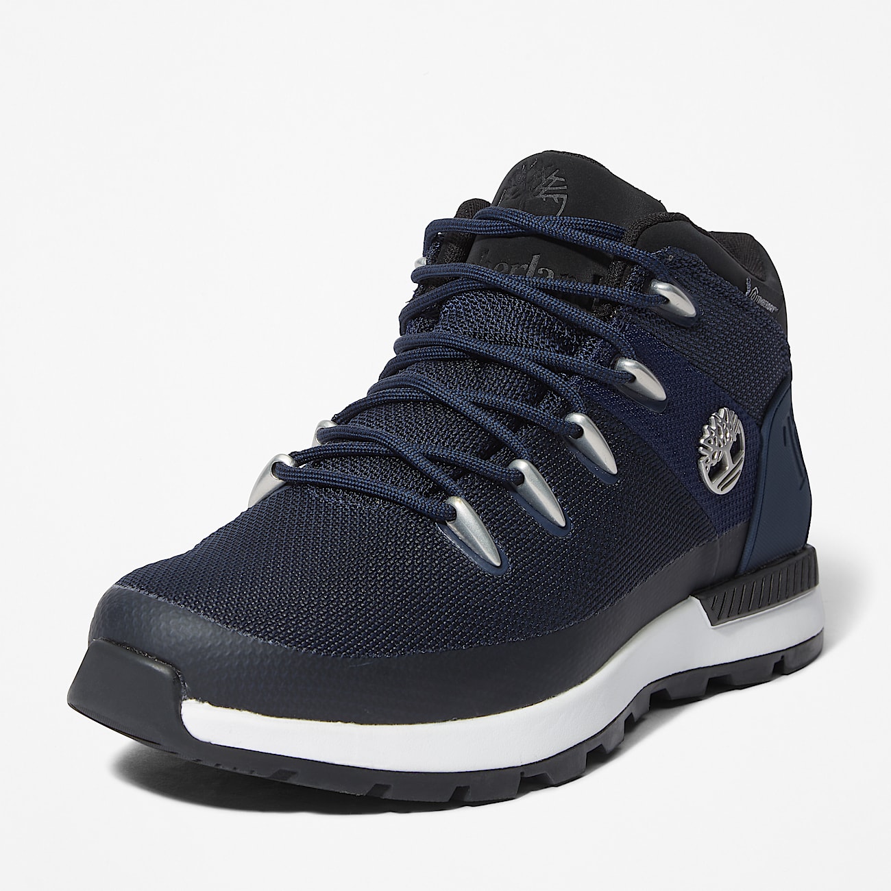 Sprint Trekker Mid Lace Up Waterproof Trainer for Men in Dark Blue