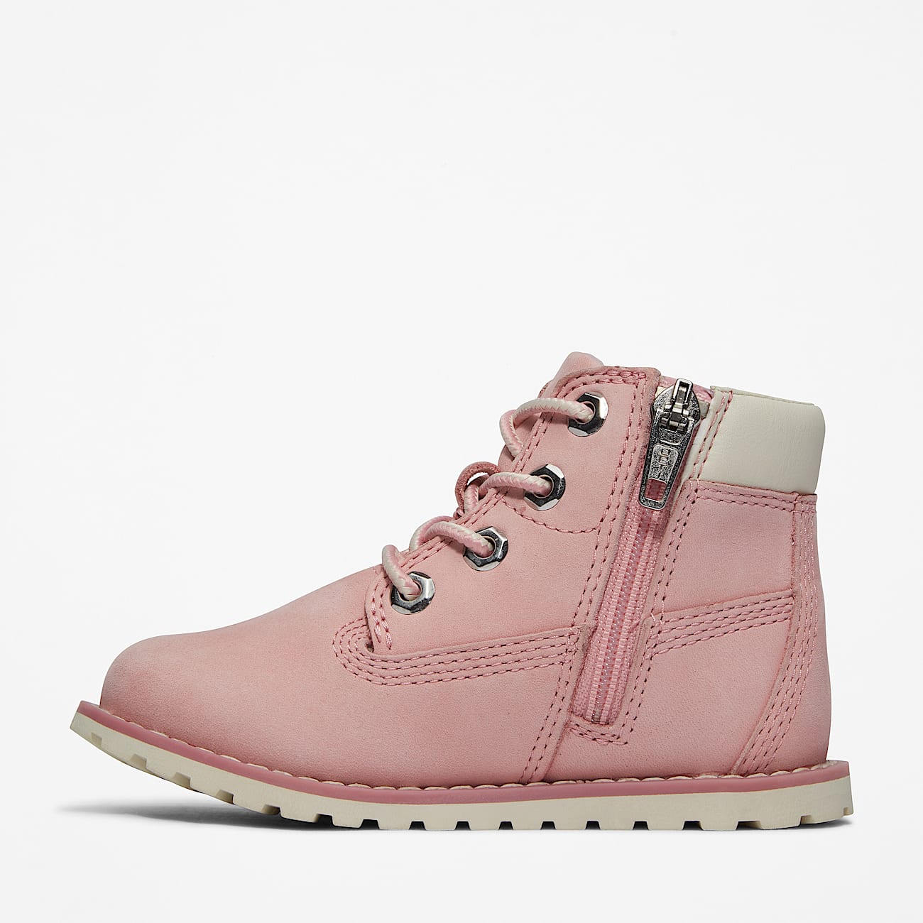Pink timberlands size 11 shop