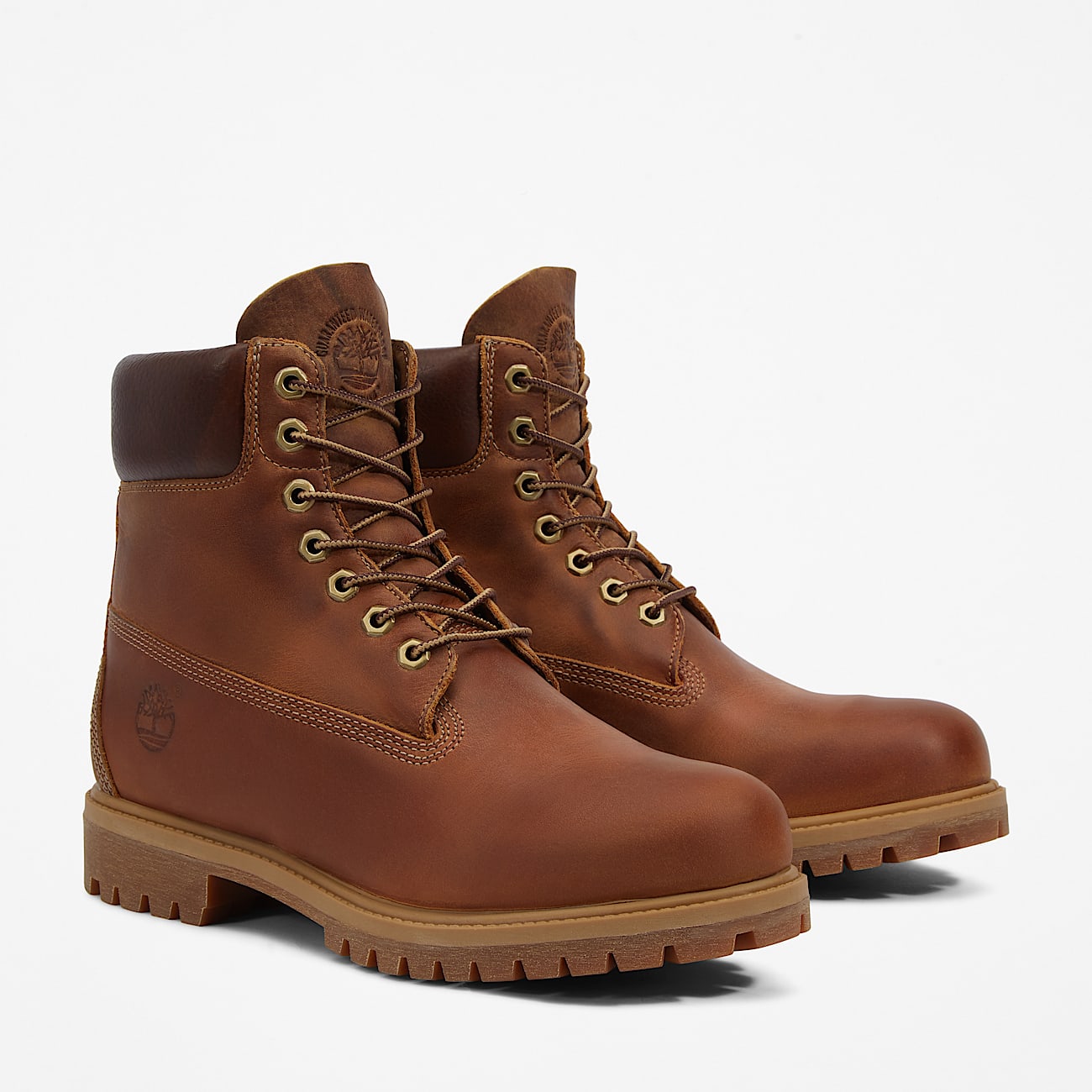 Timberland Premium 6 Inch Lace Up Waterproof Boot for Men in Brown