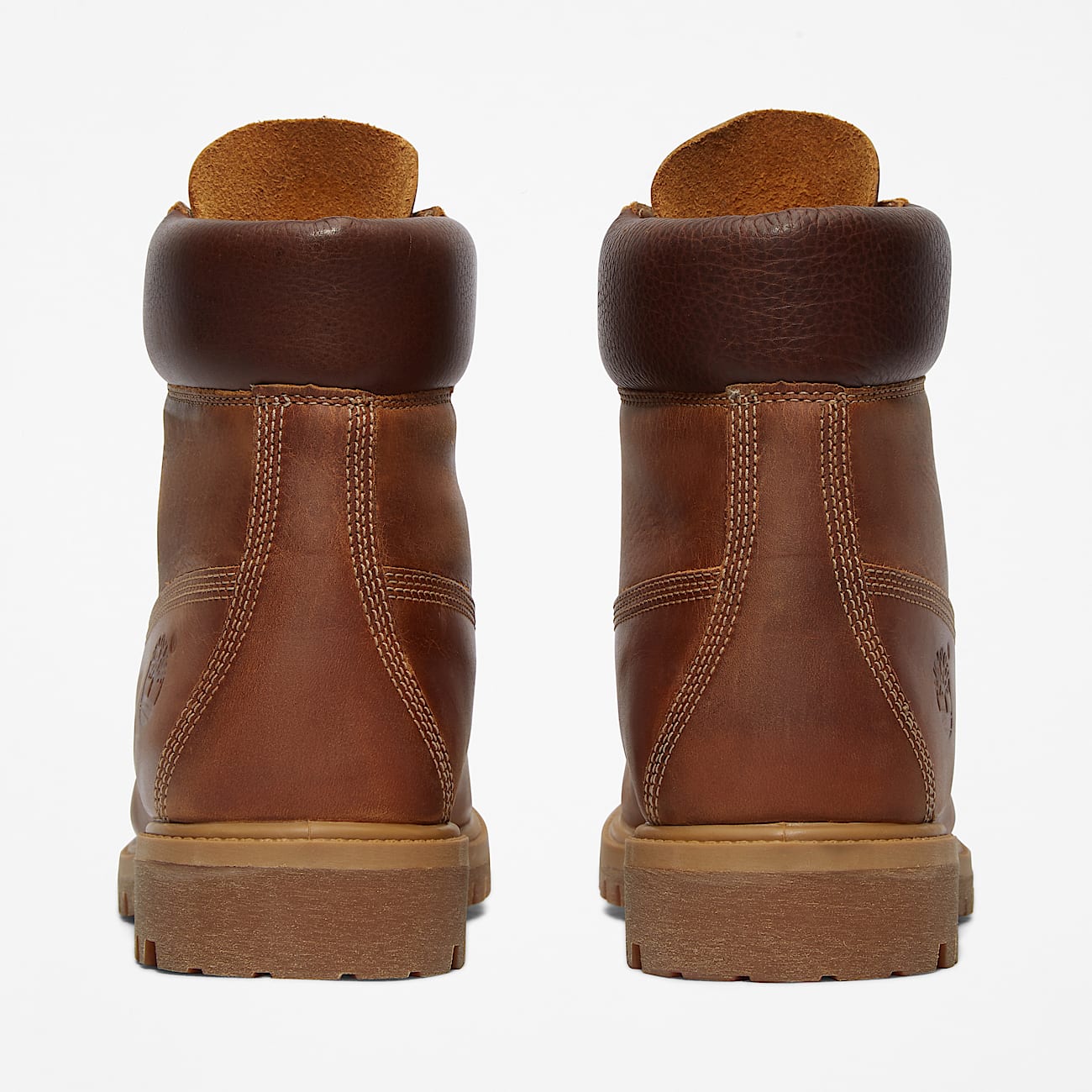 Timberland 6 inch boots brown sale