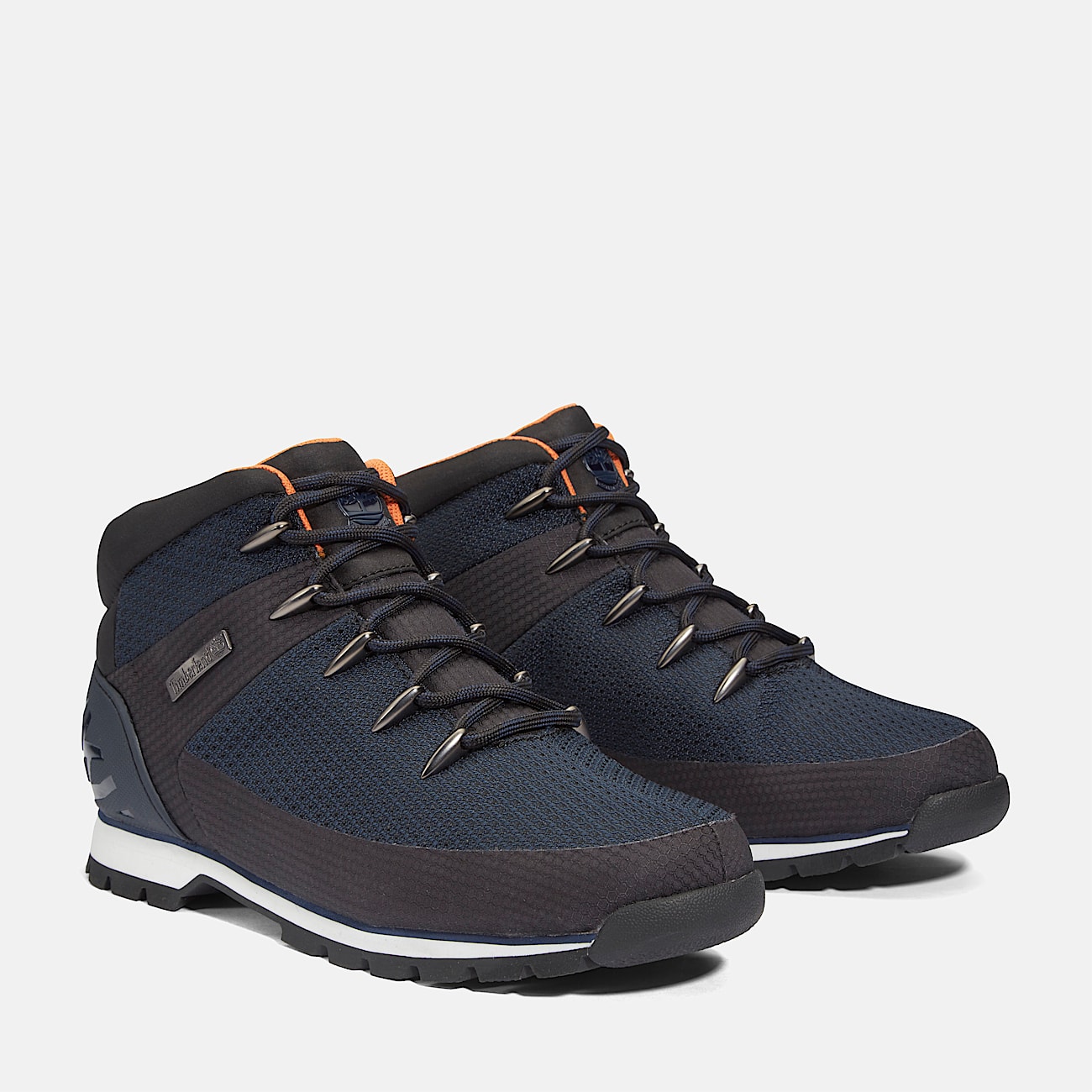 Botas impermeables de media cana con cordones Euro Sprint para hombre en azul oscuro