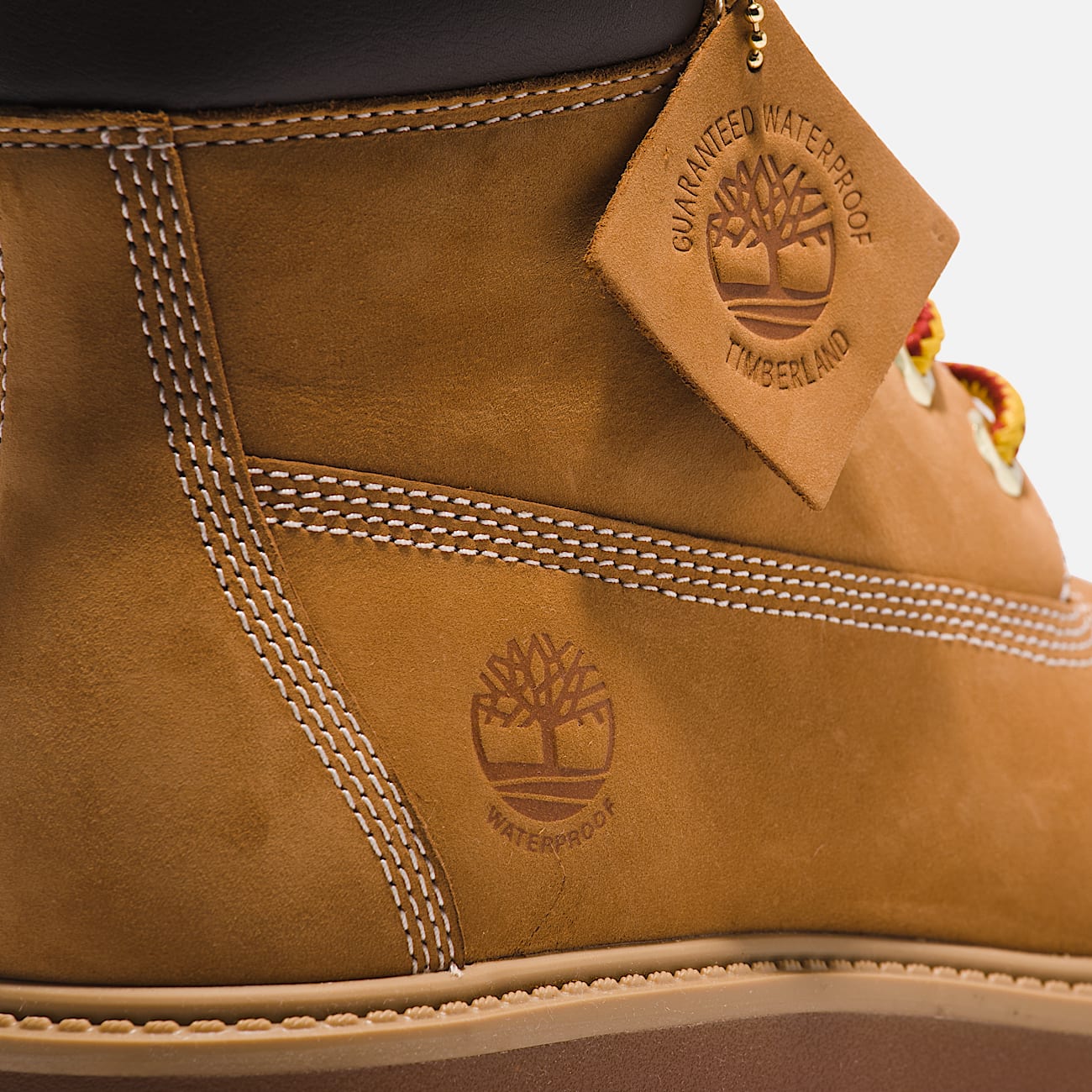 Stone Street 6 Inch Lace Up Waterproof Boot for Women in Yellow