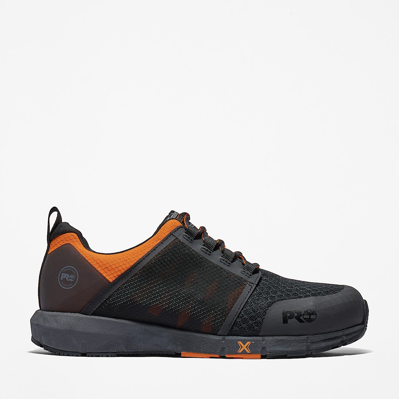 Sneaker da Lavoro Radius da Uomo in colore nero e arancione