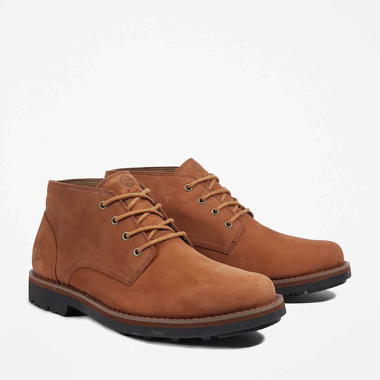 Bottine Chukka mi haute impermeable a lacets Alden Brook pour homme en orange