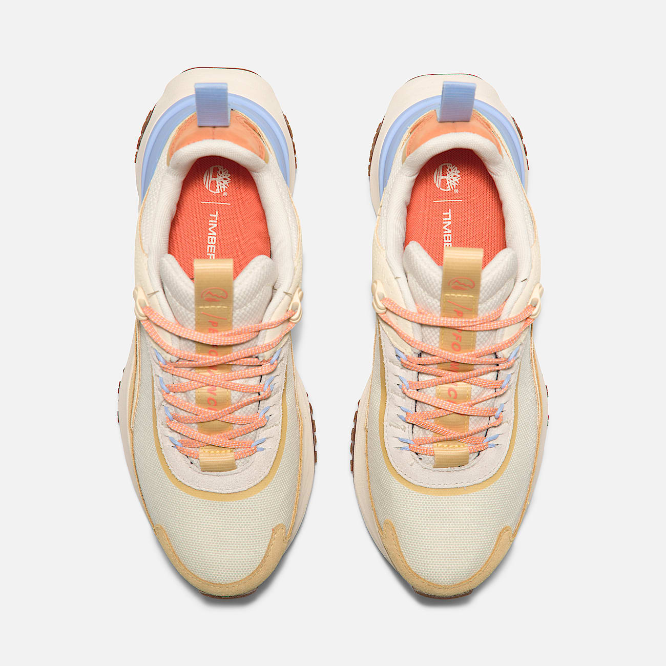 Motion Access Low Lace Up Waterproof Trainer for Women in Beige Yellow