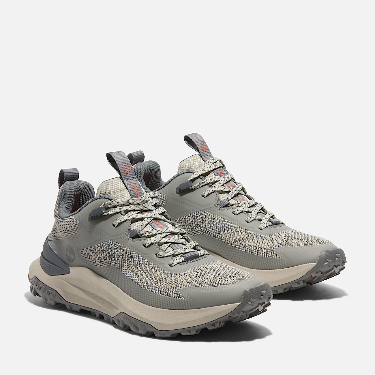 Motion Access Low Lace up Trainer for Men in Grey Beige