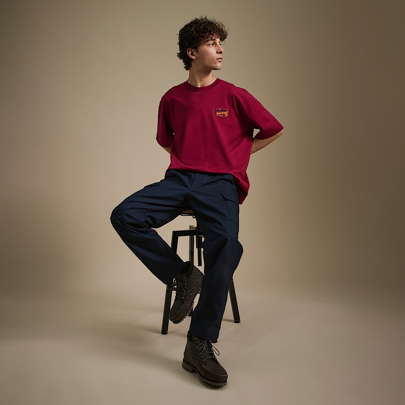 Pantalones cargo con tratamiento antiolores Baxter Peak para hombre en azul oscuro
