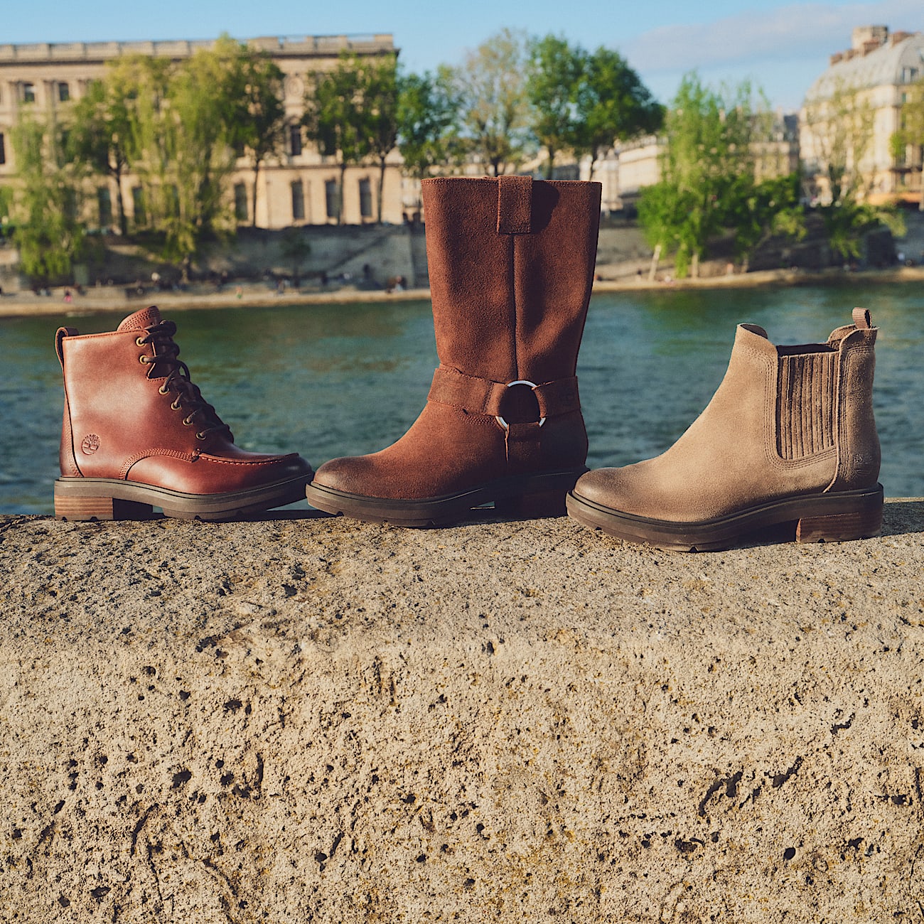 Stivale Stringato Brimfield Mid da Donna in marrone scuro