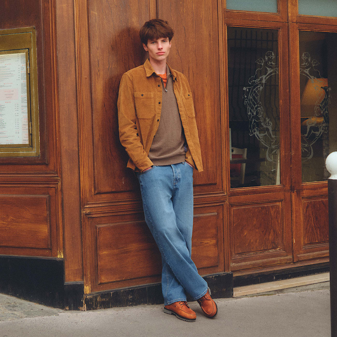 Jeans Relaxed con Tecnologia Refibra da Uomo in blu