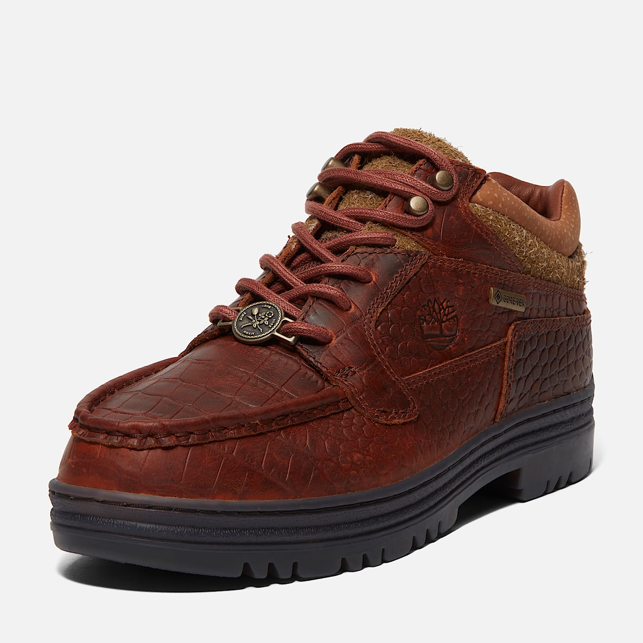 Timberland X Aime Leon Dore Mid Lace Up Moc Toe shoe with Gore Tex membrane