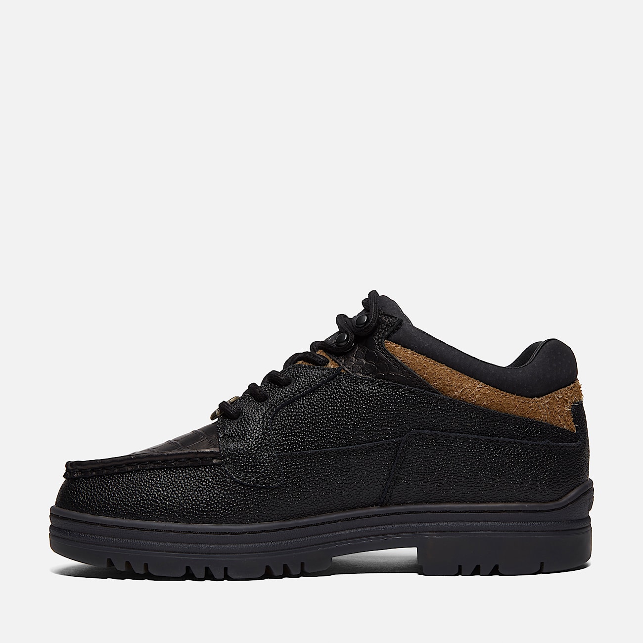 Timberland X Aime Leon Dore Mid Lace Up Moc Toe shoe with Gore Tex membrane