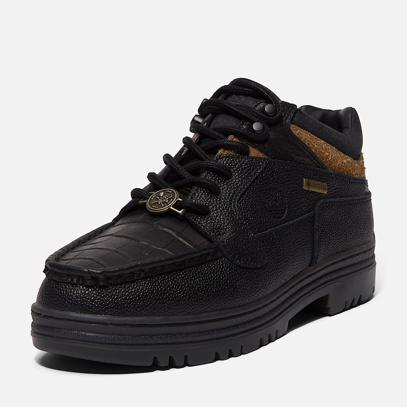 Timberland® X Aimé Leon Dore Mid Lace Up Moc Toe shoe with Gore-Tex membrane