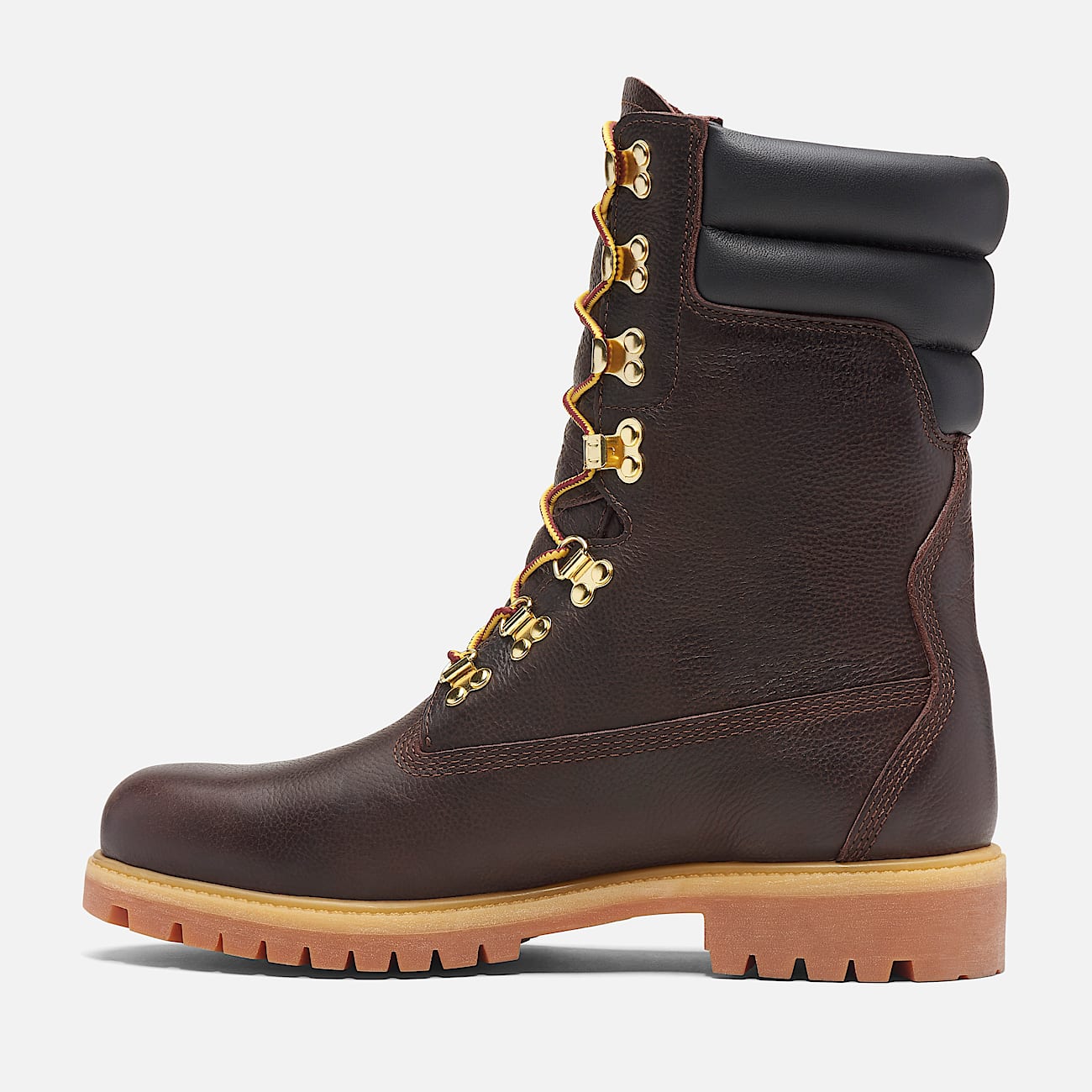 Boots hautes a lacets Espresso Timberland Premium pour homme en marron fonce noir