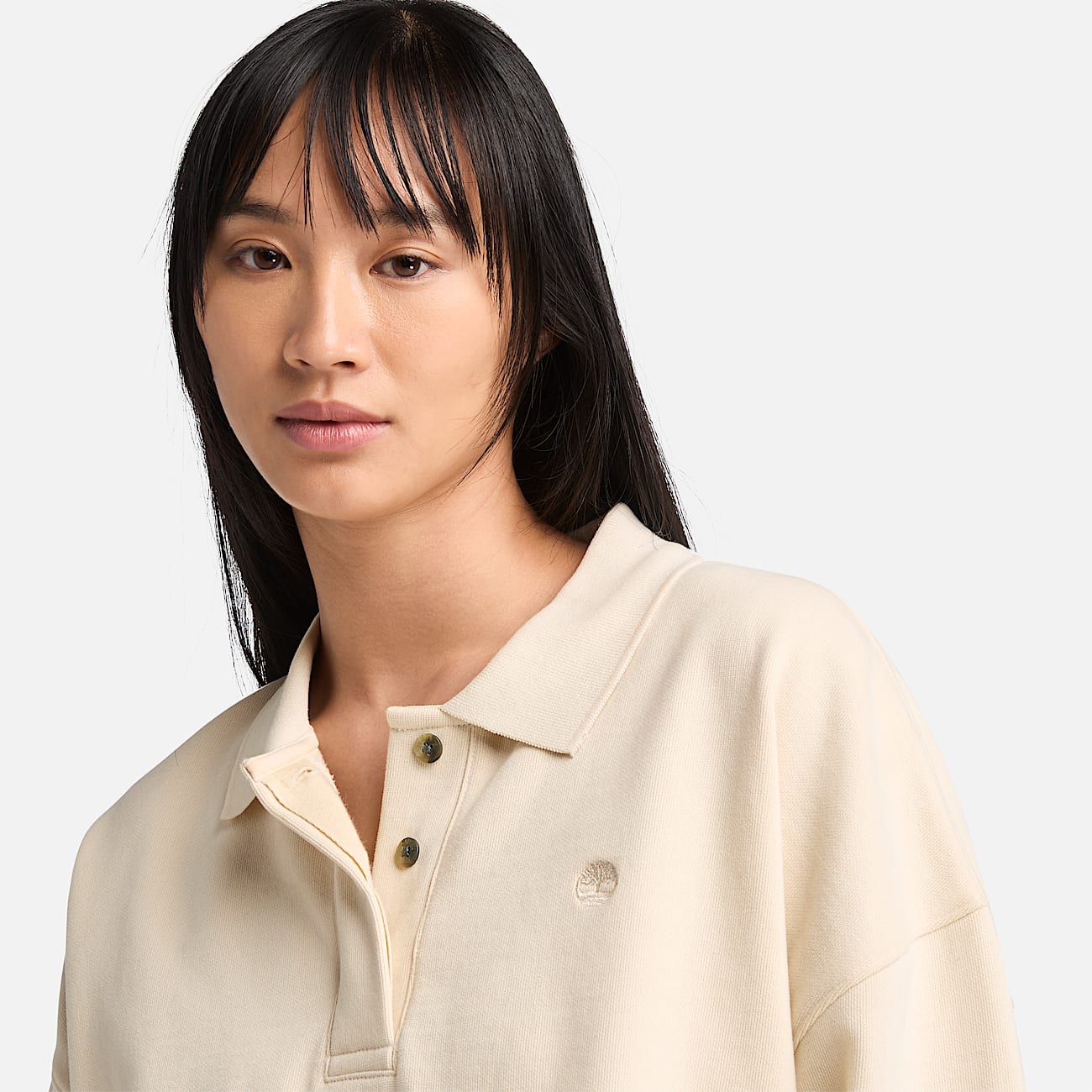Sweatshirt with polo inside online