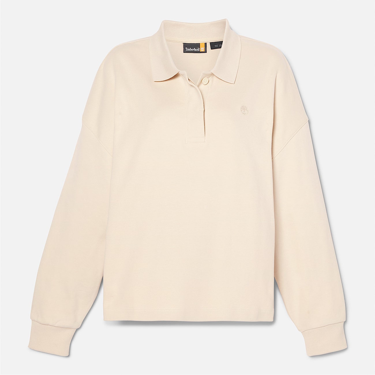 Lush Polo Sweatshirt for Women in Beige