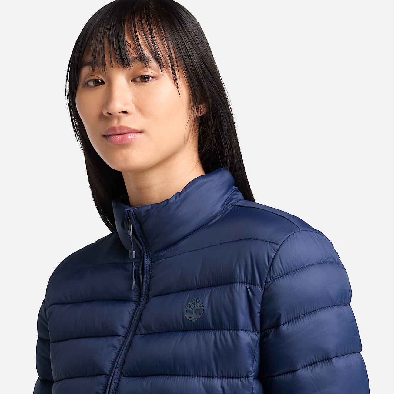 Veste deperlante durable Axis Peak pour femme en bleu fonce