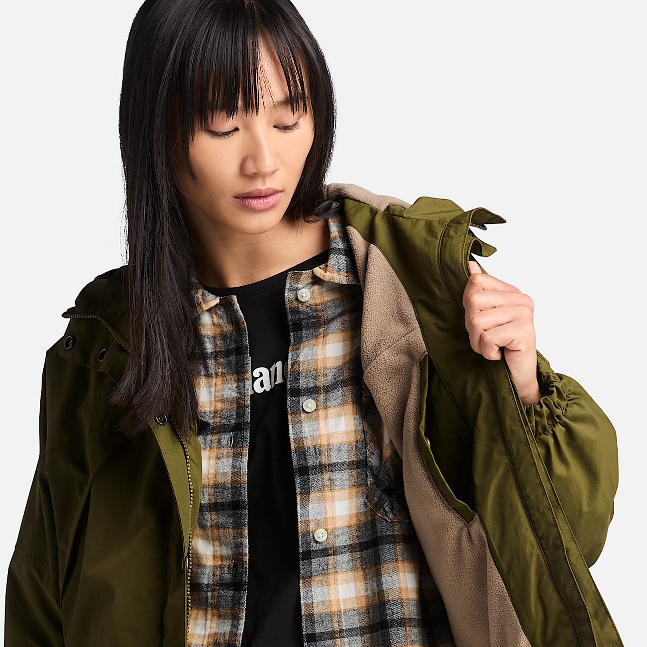 Winnick Water Resistant Fleece Lined Jacket for Women in Green