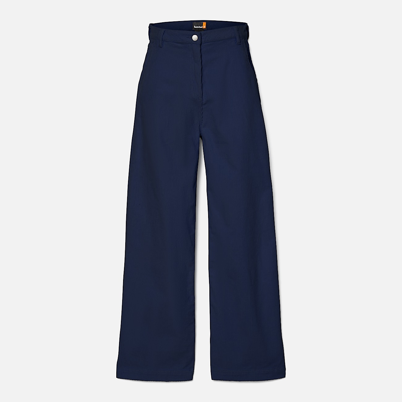 Pantalon ample en velours pour femme en bleu marine