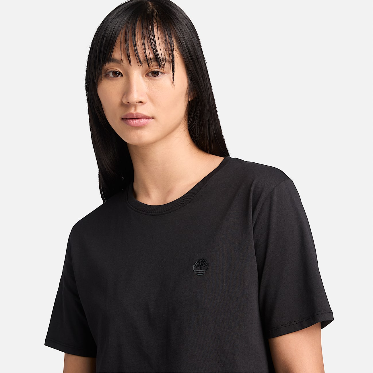 Zwart shirt korte mouw dames online