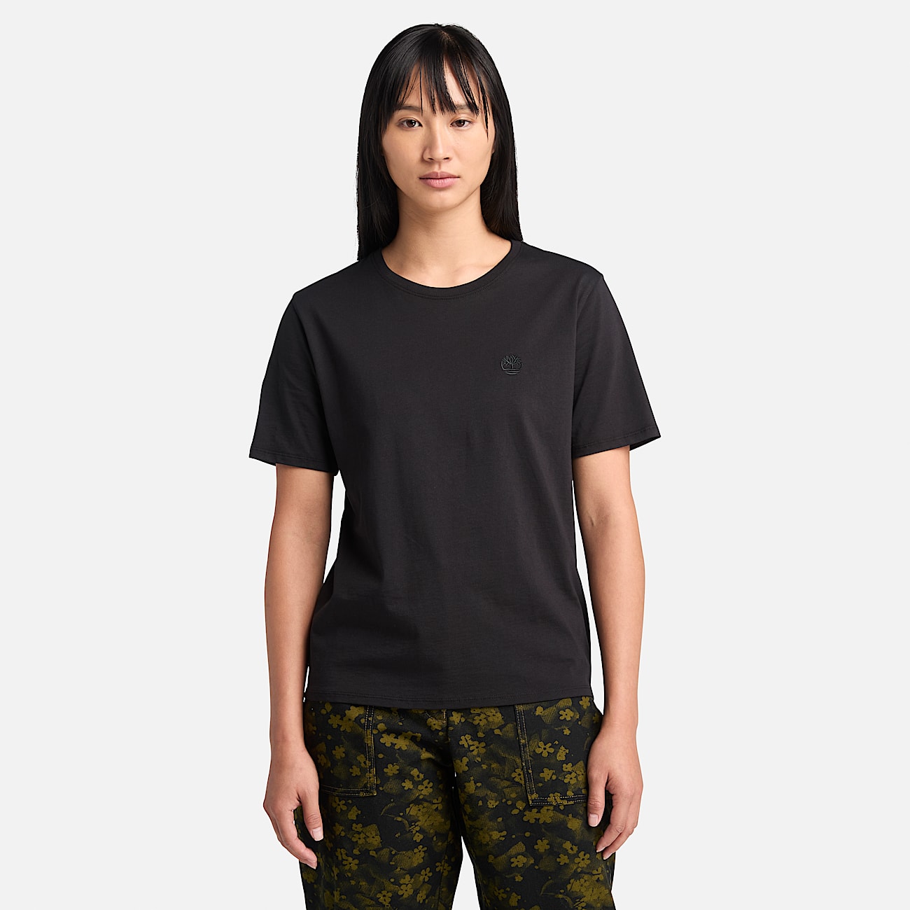 Zwart shirt dames korte mouw best sale