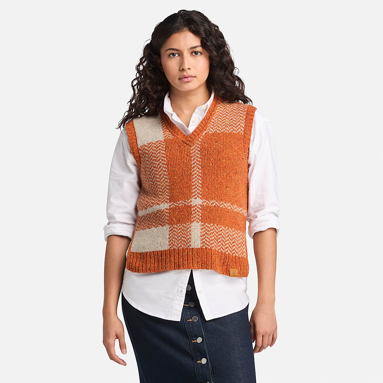 Veste sans manche orange femme hotsell