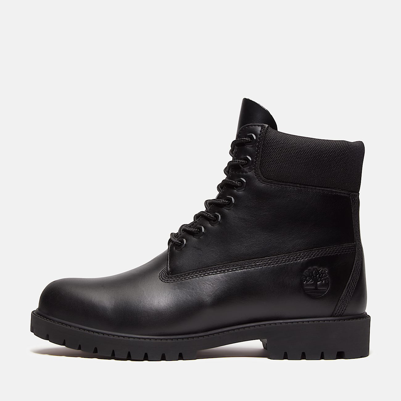 Timberland Heritage 6 Inch Lace Up Waterproof Boot for Men in Black