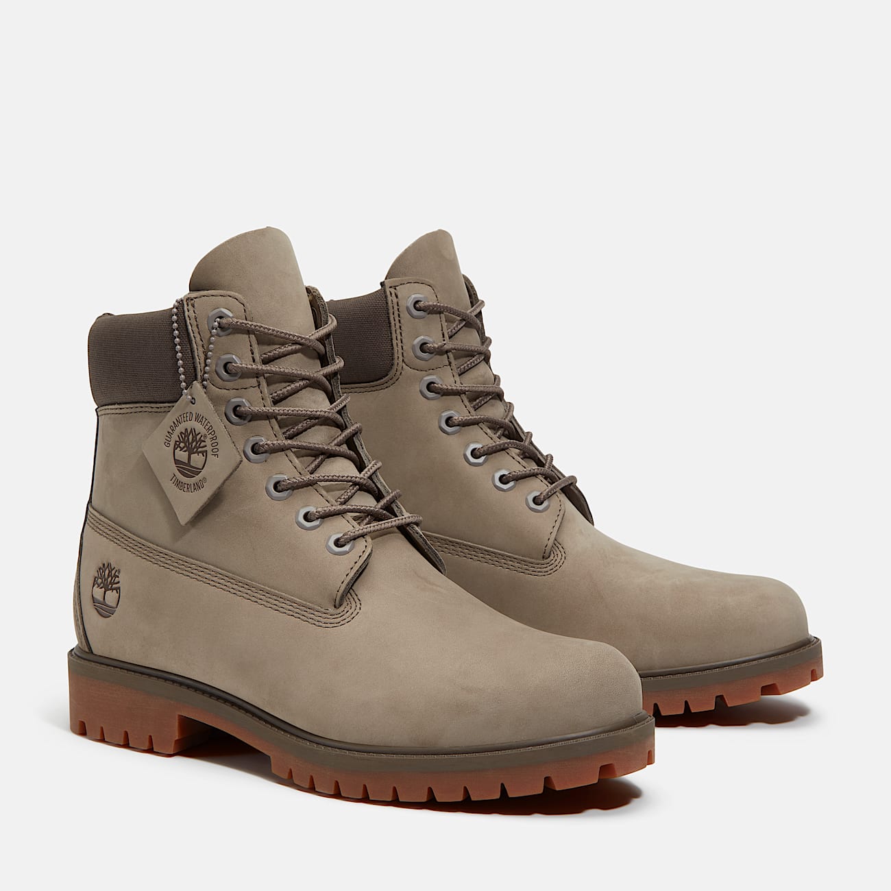 6 inch Boot impermeable a lacets Timberland Heritage pour homme en vert