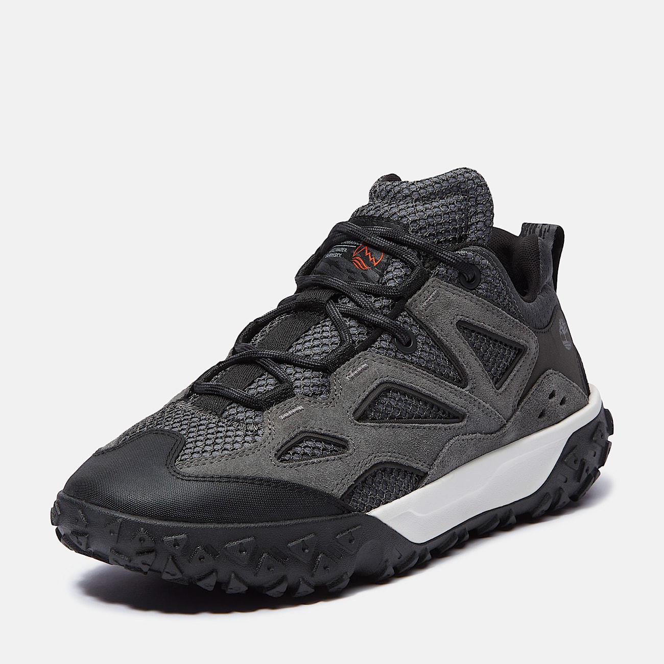 GreenStride Motion 6 Low Lace Up Trainer for Men in Grey