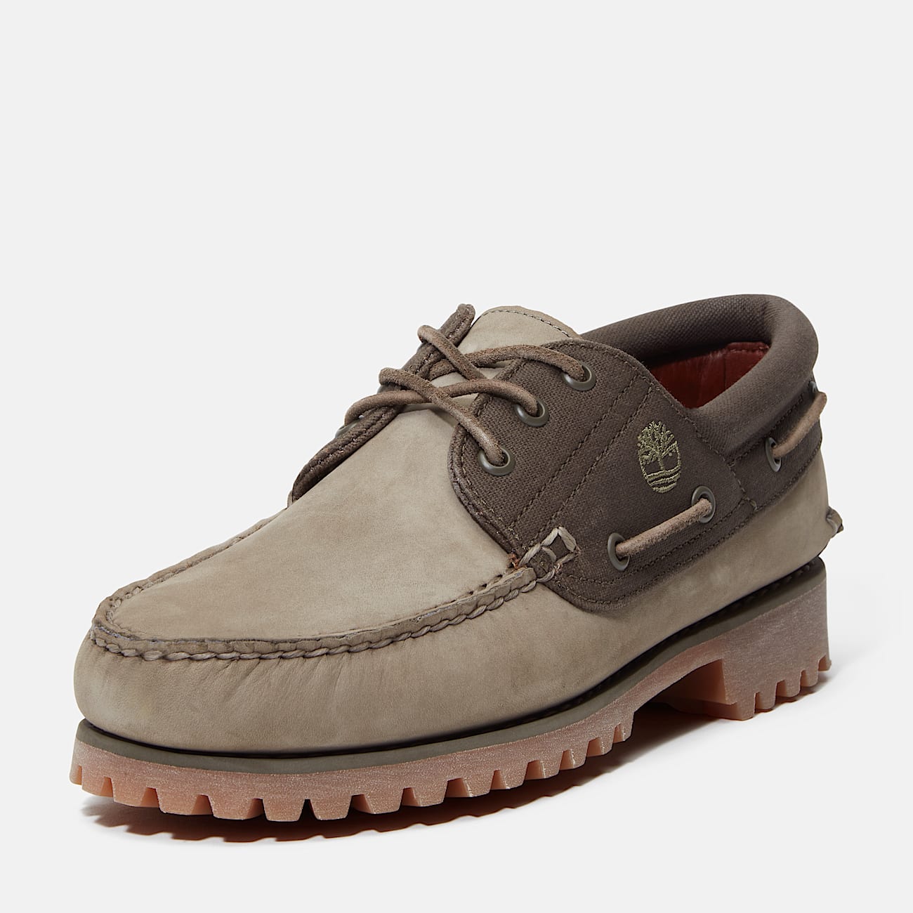 【18％OFF】 für Bootsschuh 3-Eye Handsewn Authentic Timberland® Herren Grün in 靴