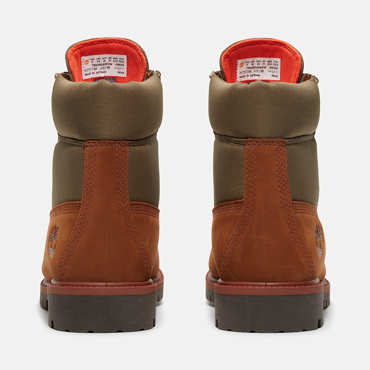Wasserdichter Timberland Heritage 6 Inch Boot fur Herren in Mittelbraun Grun