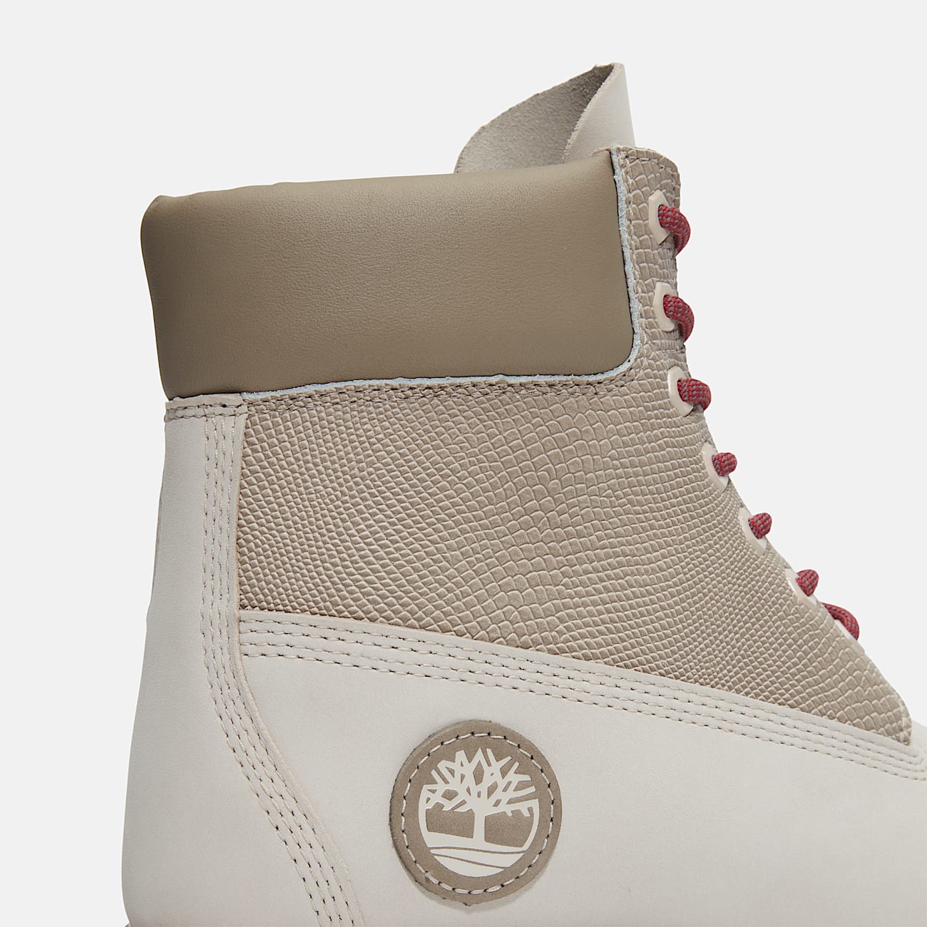 Timberland Heritage 6 Inch Lace Up Waterproof Boot for Men in White