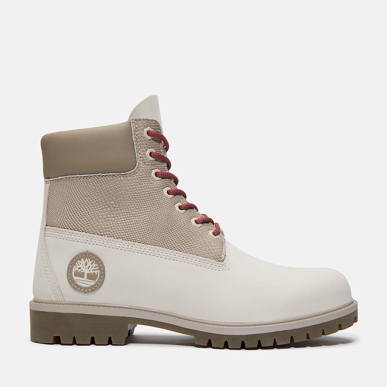 Timberland Heritage 6 Inch Lace Up Waterproof Boot for Men in White