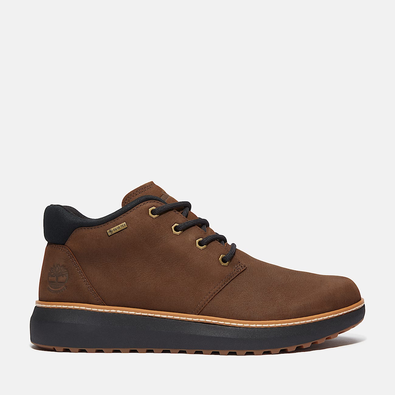 Hudson Road Chukka Boot met Gore Tex voor heren in donkerbruin