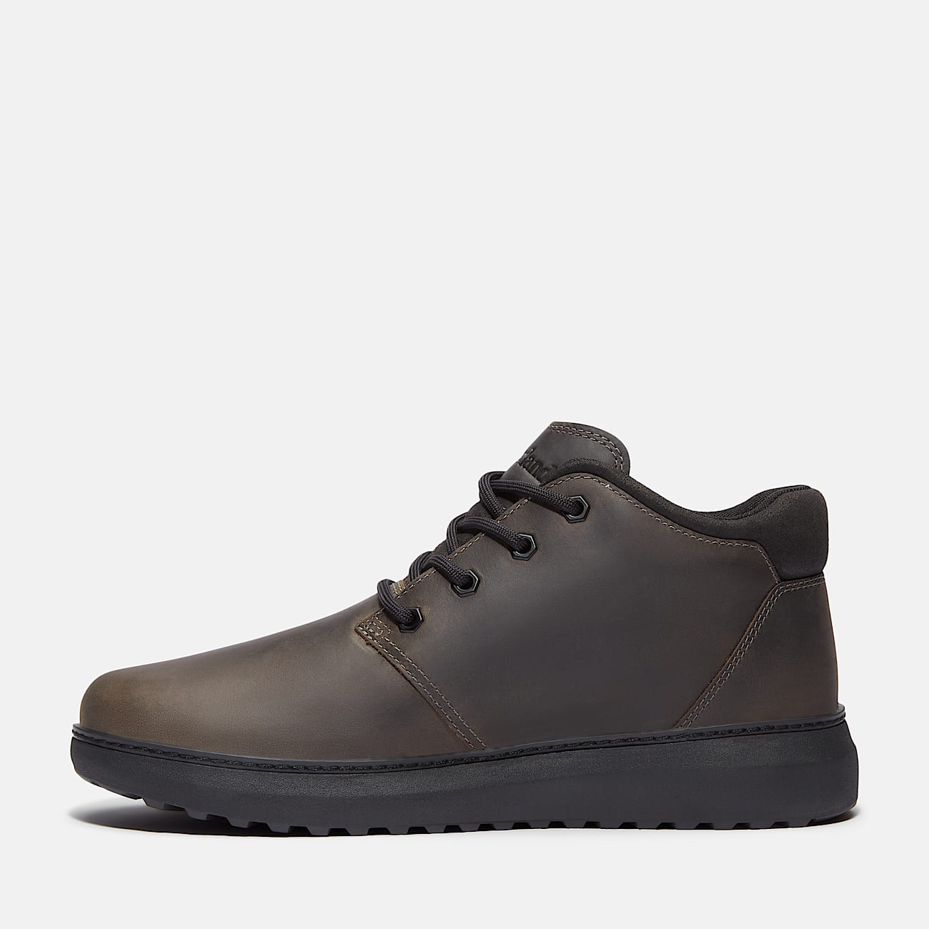 Hudson Road Mid Lace Up Chukka Boot for Men in Dark Grey