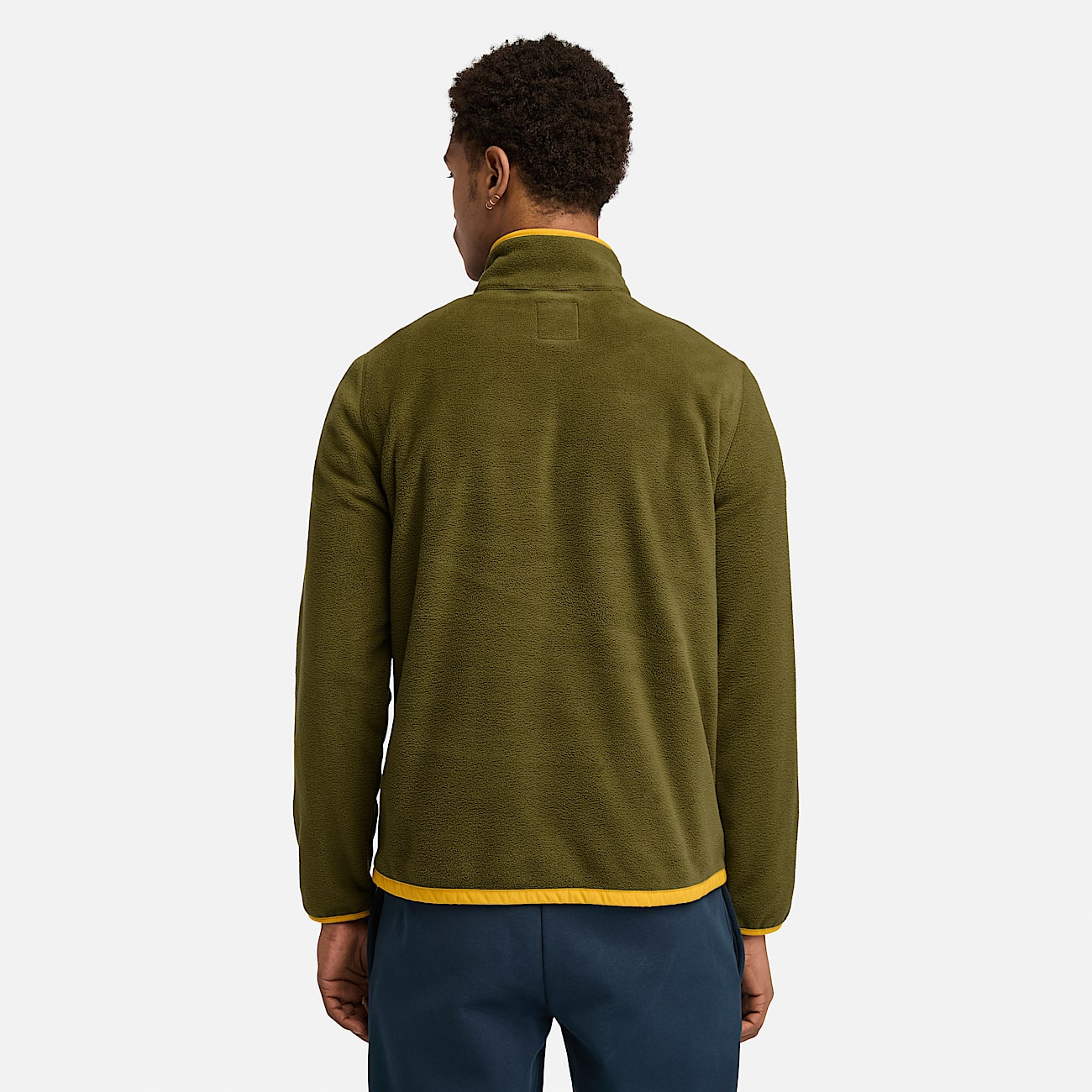 1 4 Zip Polar Fleece for Men in Green