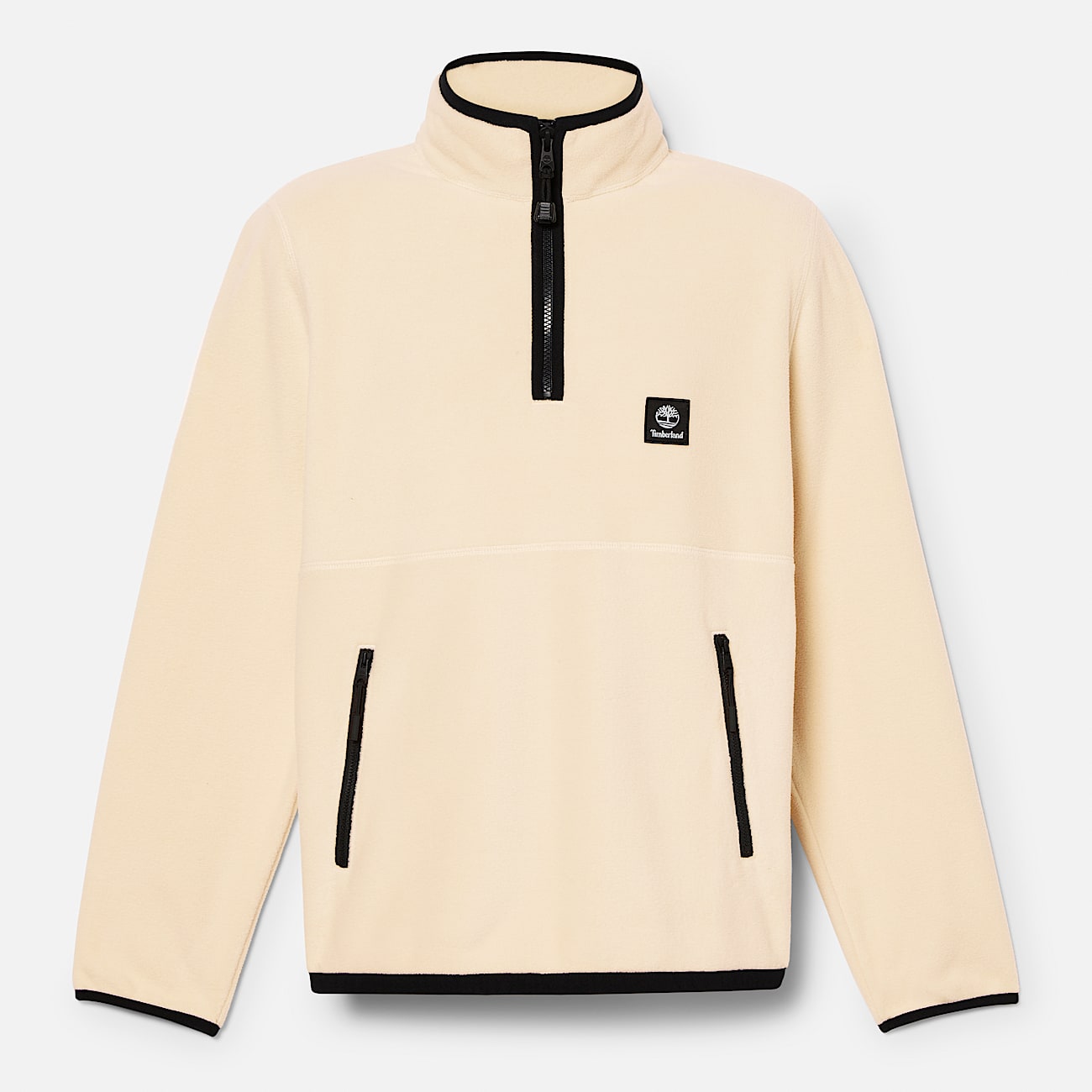 1 4 Zip Polar Fleece for Men in Beige