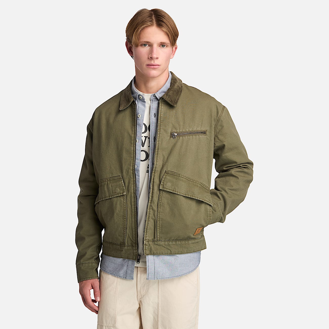 timberland Stratham Issue Outdoor Men's XL Brown Jacket Heavyweight Soft  Cotton | eBay