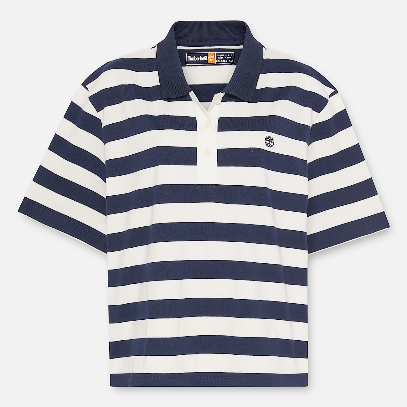 Short Sleeve Polo Shirt for Women in Dark Blue