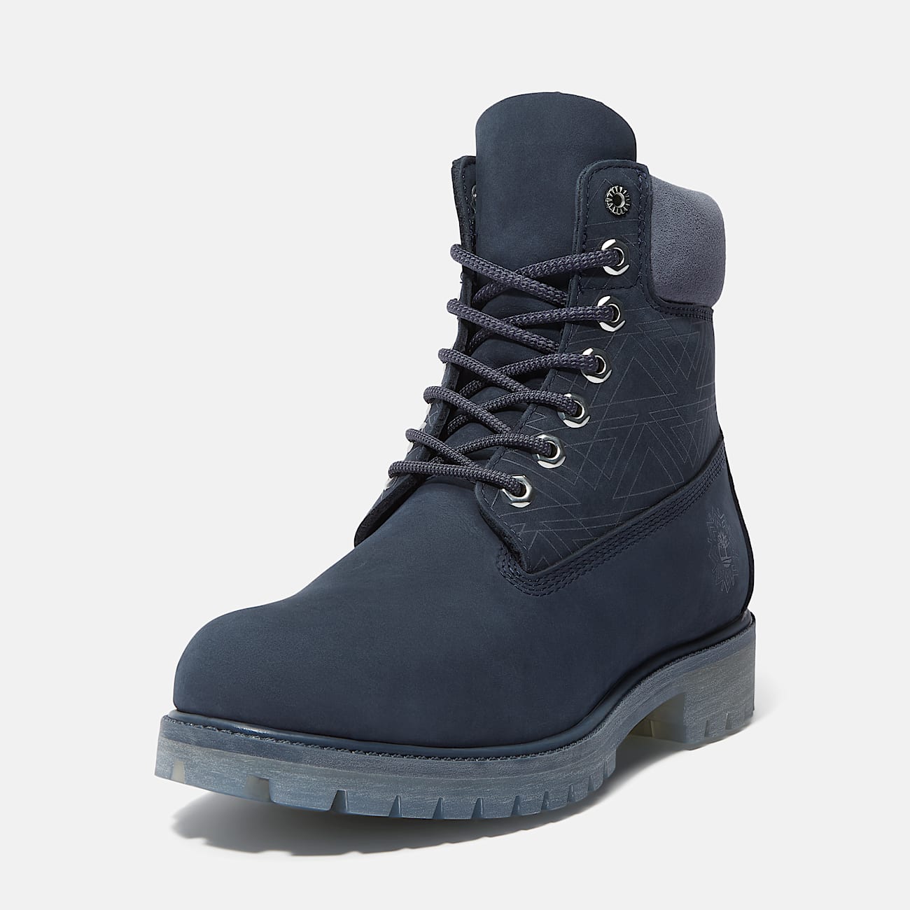 Timberland Premium 6 Inch Lace Up Waterproof Boot for Men in Navy