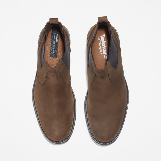 Stormbucks Mid Chelsea Boot for Men in Dark Brown