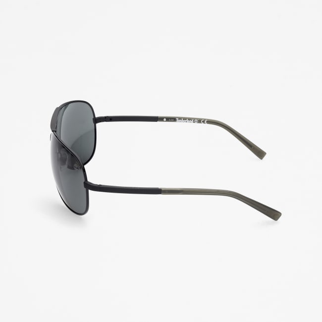 Timberland® Marcolin Modern Aviator Sunglasses In Black