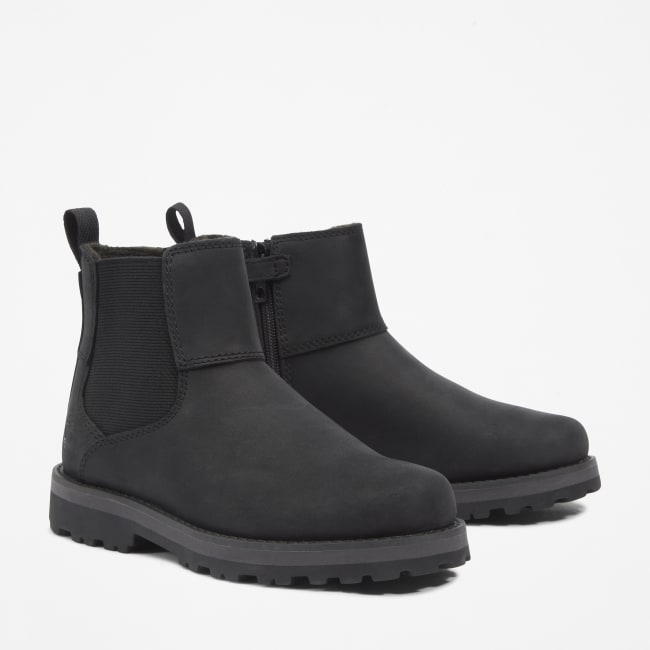 Courma Kid Chelsea Boot for Junior in Black