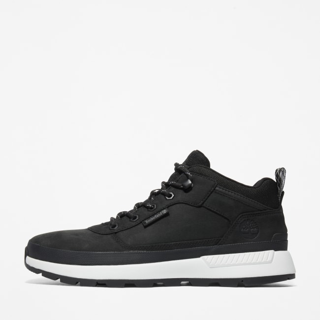 Field Trekker Low Lace-Up Trainer for Men in Black