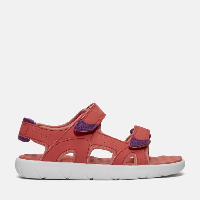 Perkins Row 2-Strap Sandal for Junior in Pink